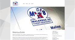 Desktop Screenshot of malerbua-forus.no